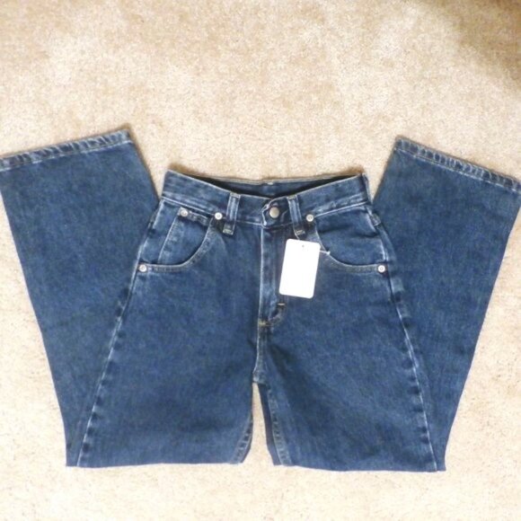 WRANGLER BOYS SIZE 10 SLIM JEANS, 100% Cotton, Adjustable Waist - Picture 1 of 4